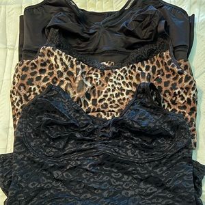 Ruby Ribbon Camis - Black and Leopard - NWT
